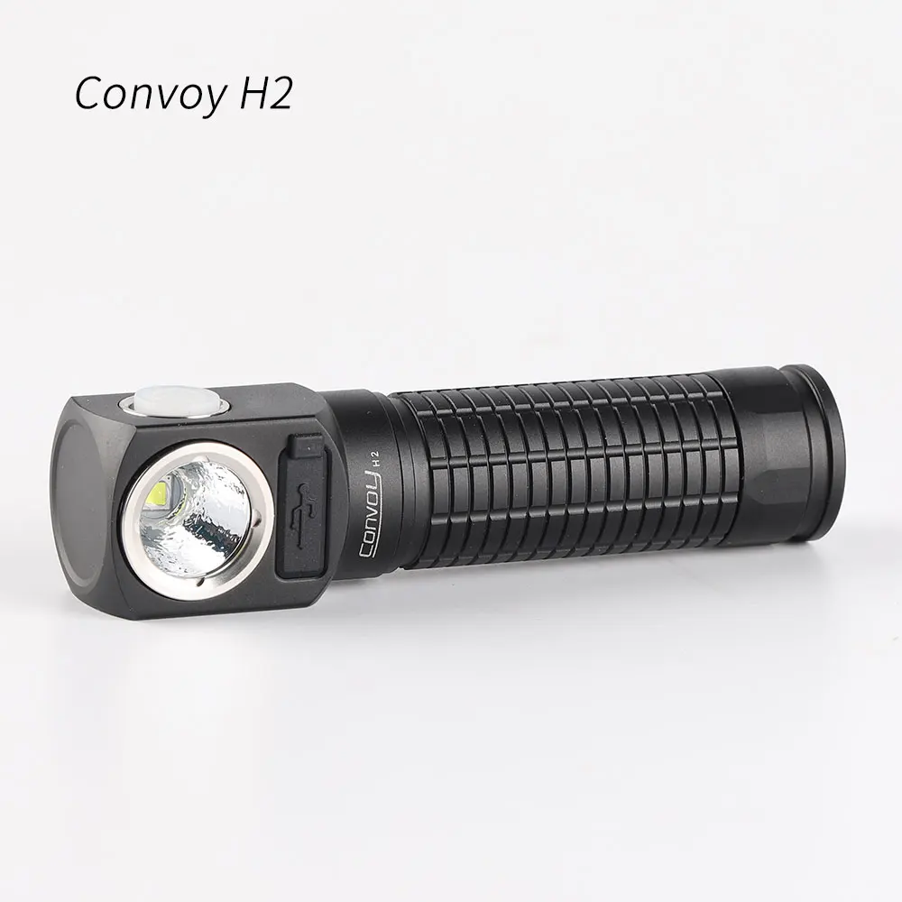 Фонарик Convoy H2 XML2 SST20 LH351D 219B 219C, Многофункциональный Головной фонарь, 18650, фонарь, зарядный интерфейс type-c