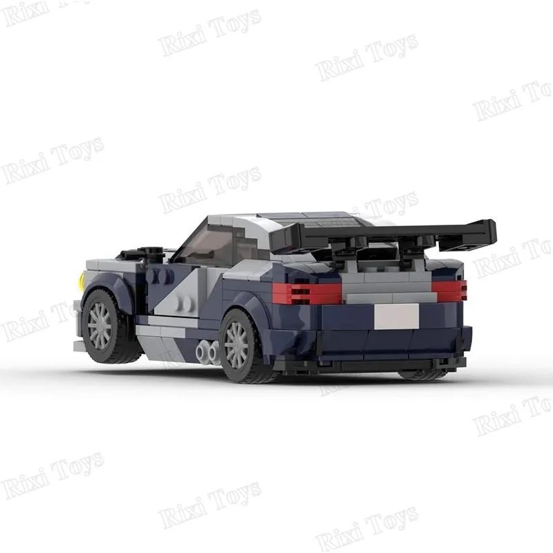 MOC Technic Blue M3 Famous Speed Racing Car NFS Vehicle Model DIY Assembly Toys Bricks Building Blocks Sets