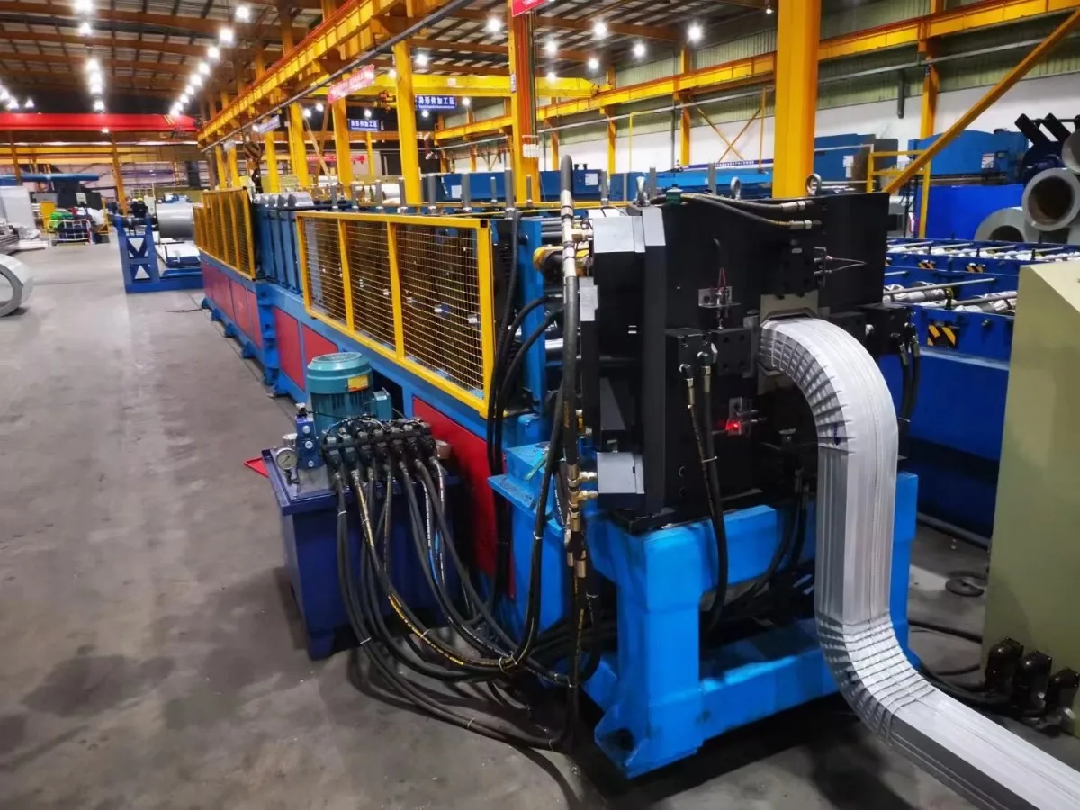 Trade  Metal Water  Gutter Bending Roll Forming Machine  full automatic gutter water  pipe machinery