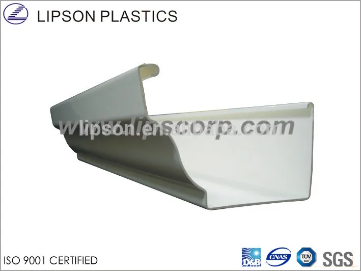 Excellent PVC Plastic Rain Gutter Roof Gutter