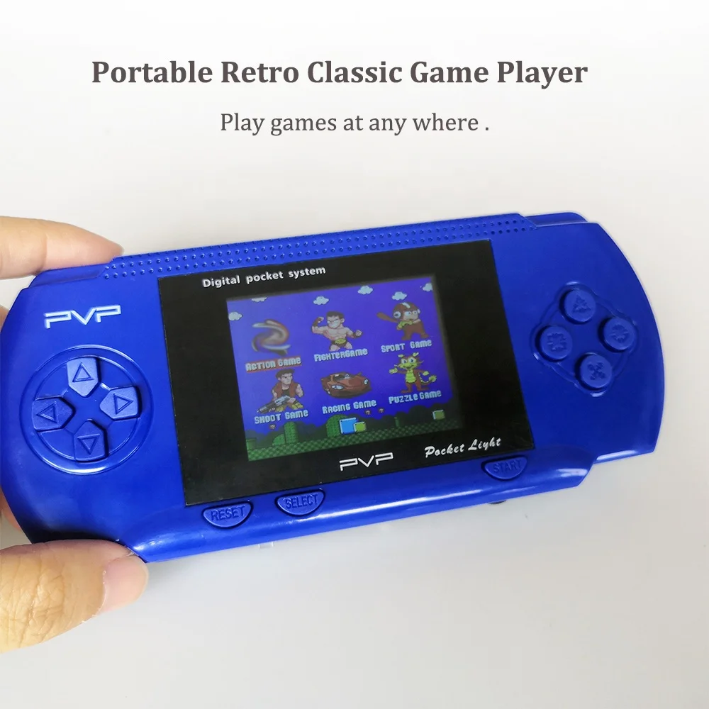 PVP Station Light 2.4 Inch 8 Bit Handheld Game Console With 999999 Classic Games Portable Video Games For kids