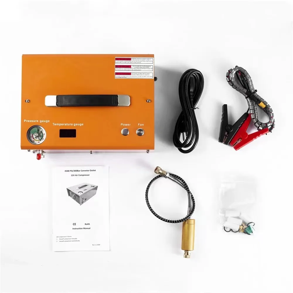 pcp 300 bar portable Pcp built-in transformer air compressor industrial compressor 4500psi 30mpa