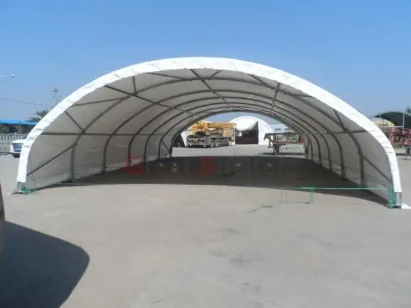 Gs 20' to 50' Wide PVC Container Shelter Tent C2020 2620c C3340 Steel Frame