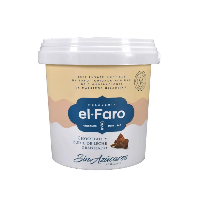 PP Yogurt Bucket with Lid and Handle 1L Reusable Food Storage  Large Capacity High Quality Eco Friendly