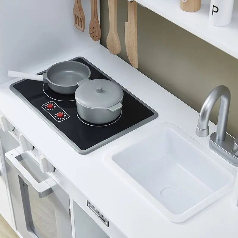 Kids Kitchen Set wood furniture toys Pretend  Play  Toy kitchen  pretend play preschool boys  big  wooden  kitchen toys