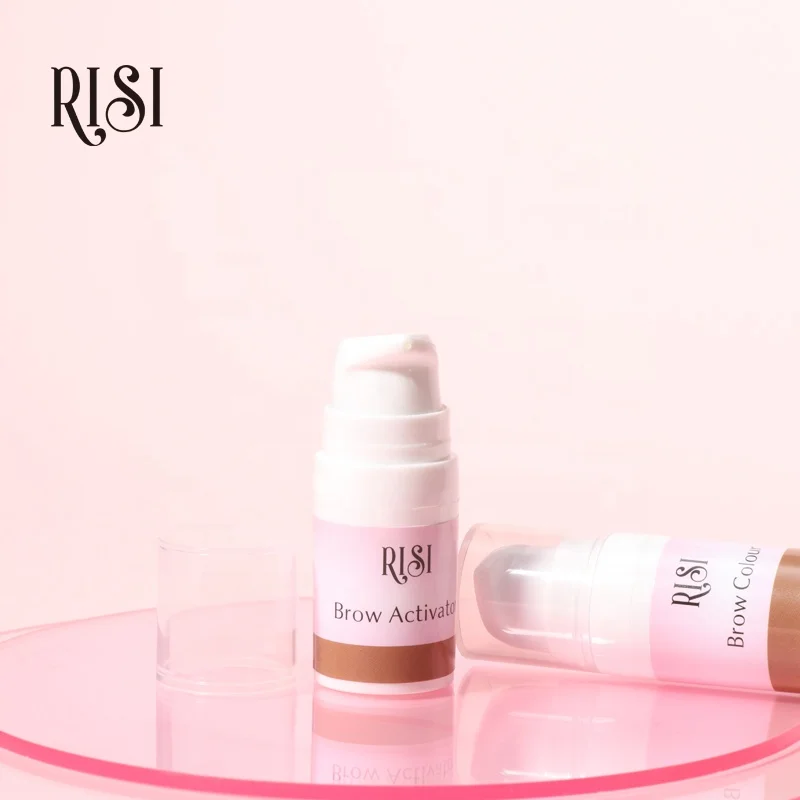 RISI High Quality Eyelash and Brow Tint Kit Long-Lasting Customized Brow Henna for Eyebrows