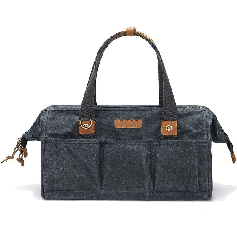 Тяжелый вощеный холщовый мешок для инструментов KOOGER, принадлежности и оборудование для инструментов