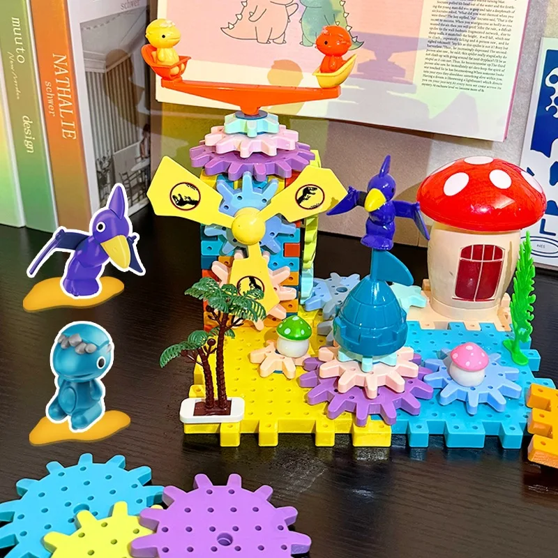139pcs Large Plastic Building Blocks Electric Educational Assemble Toys for Kids Cross-Border Compatible Wholesale