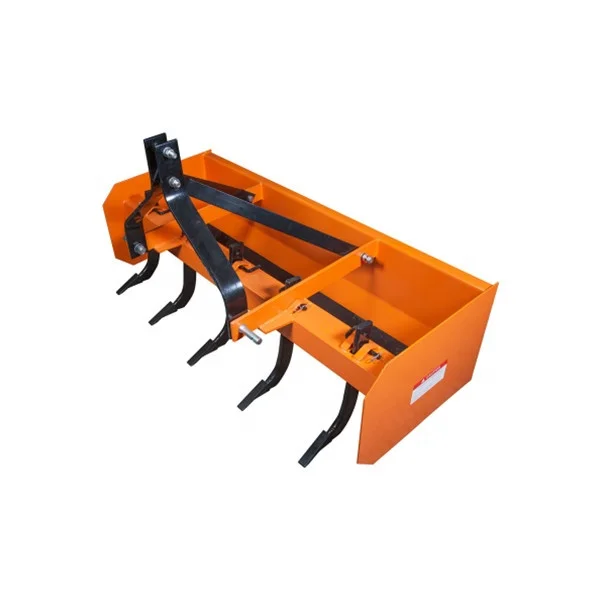 
3 point hitch Box Scraper farm cultivator,backhoe tractor rear grader blade with rippers 48 in 54 in 60 in 66in72 in 78 in 84 in 