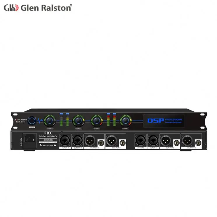 Glen ralston фабричная цена FBX440 профессиональный 4 в подавитель обратной связи