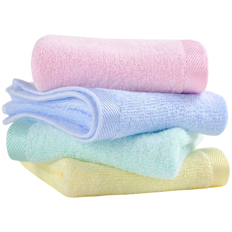 Factory Wholesale Luxury Bamboo Wash Cloth and Square Face Towel Terry Babies Washcloth
