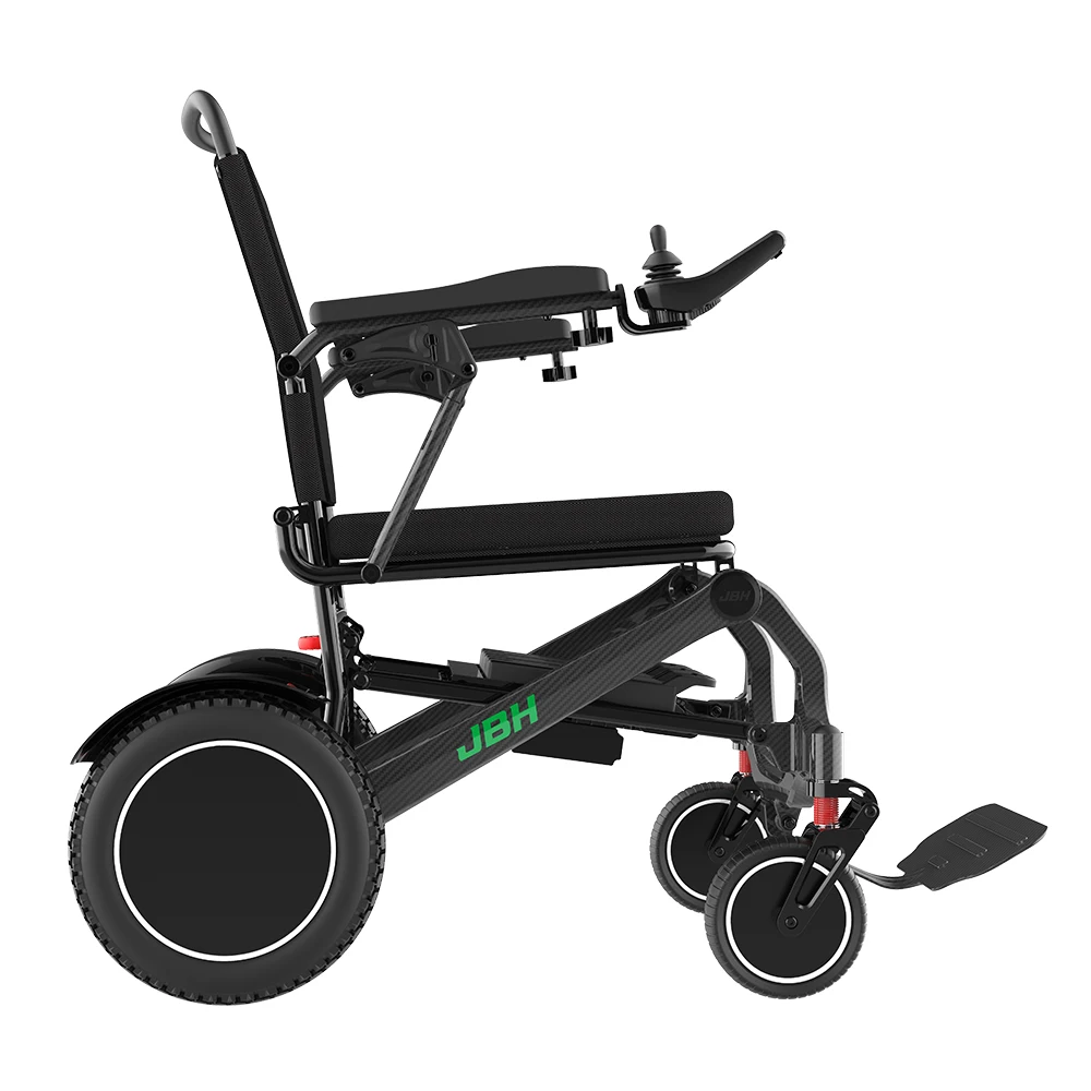 Fully handcrafted body made of carbon fiber electric wheelchairs