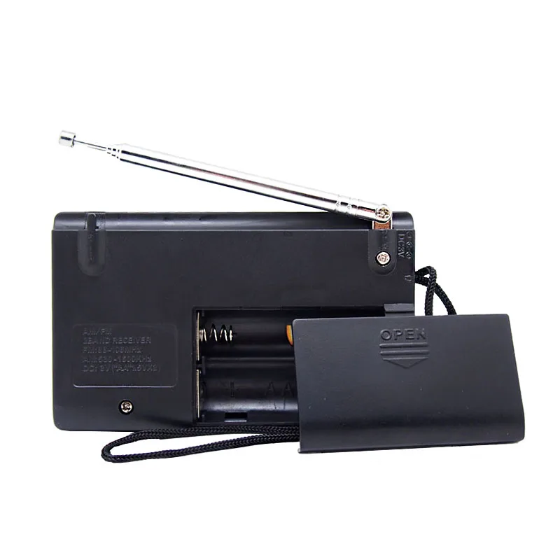 Highly sensitive high sound quality portable retro am fm radio