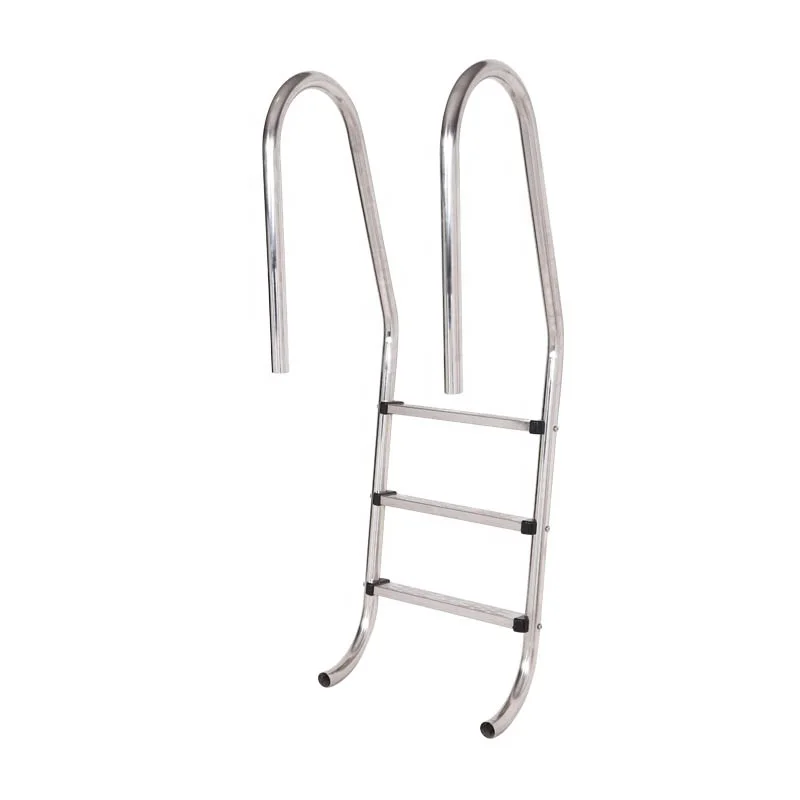stainless steel 304 pool steps inground swimming pool ladder with  handrail
