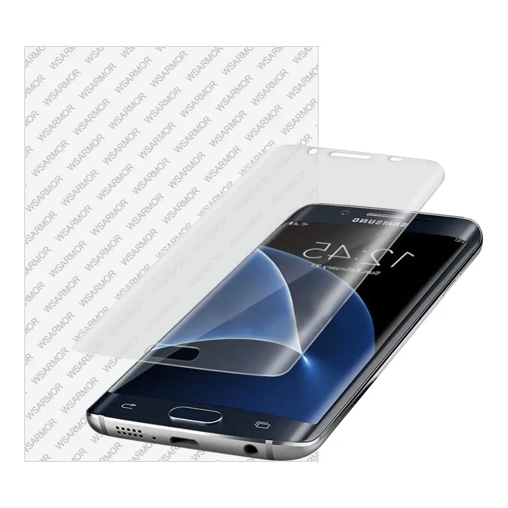 Толстая Противоударная пленка на весь экран из ТПУ толщиной 0 28 мм A4/18*12 см от