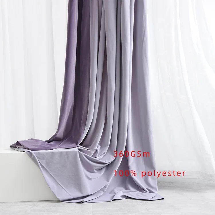 JBLSUM velvet pillow 100% polyester 360 gsm holland velvet curtain fabric