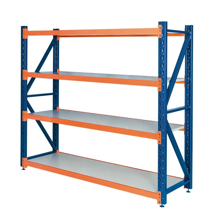 
heavy duty warehouse rack self support shelves customized Industrial storage shelf 