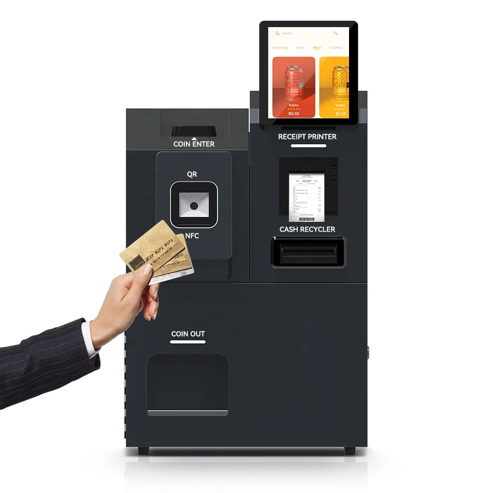 currency exchange machine kiosk document management