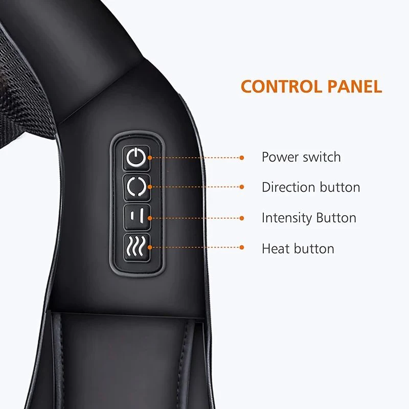 Competitive Price Shawl Relief in shiatsu portable u shaped neck massager electric shoulder cervical massage pillow