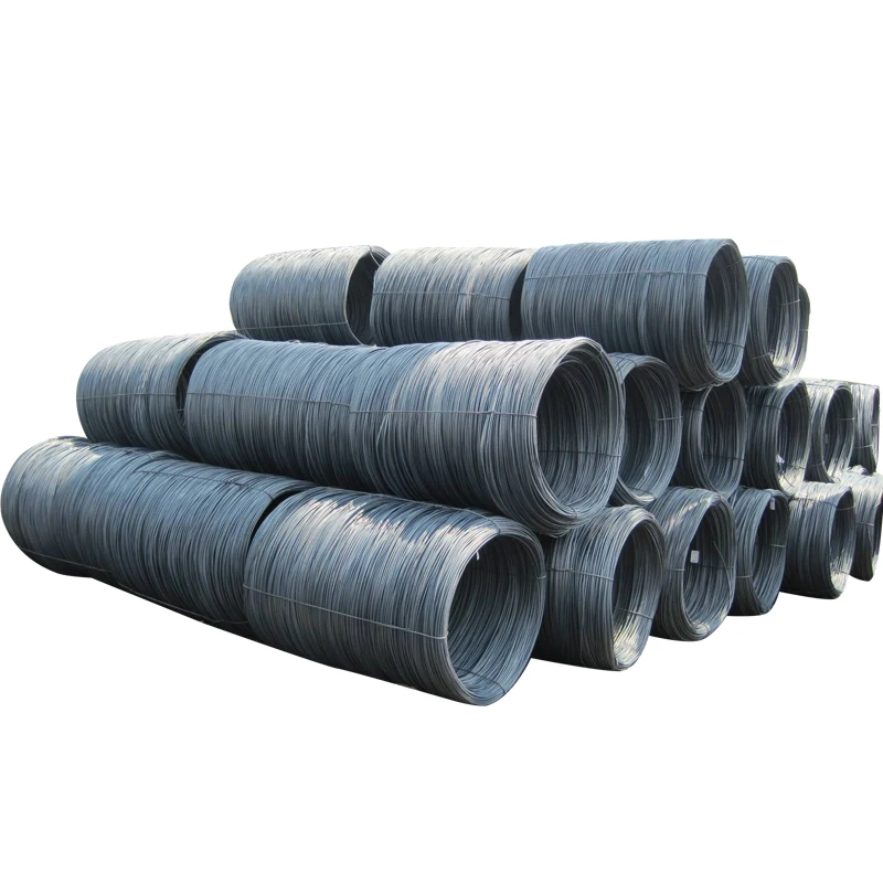 Factory Low Carbon Steel Wire Rod Q195 Q235 5.5mm 6.5mm Price Steel Wire Rod Steel Wire Rod Factory Manufacture