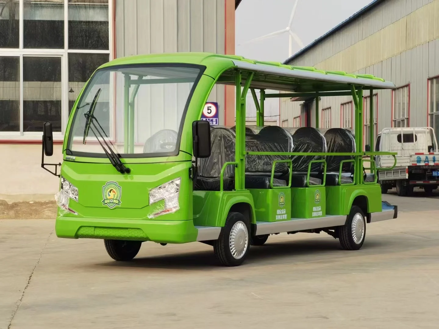 Electric Sightseeing Bus Tour Bus Mini Bus Scenic Spots Carry Passengers With air Conditioning