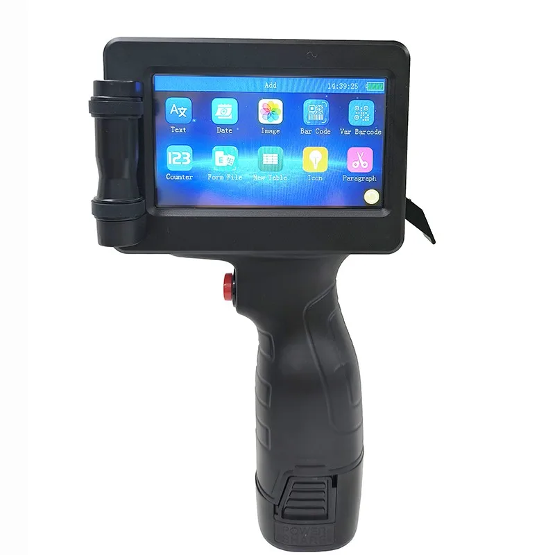 Yaomatec Easy to Operate Label Printer Bar Code Serial Number Date Handheld Inkjet Carton Paper Portable Thermal