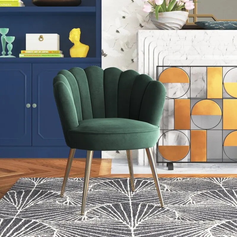 single arm accent chair set of 2 computer desk chair velvet arm chair