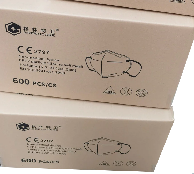 EN149 CE Mask FFP2 Best Safety Buy Printed 3D Thin Outdoor Breathing Respirator