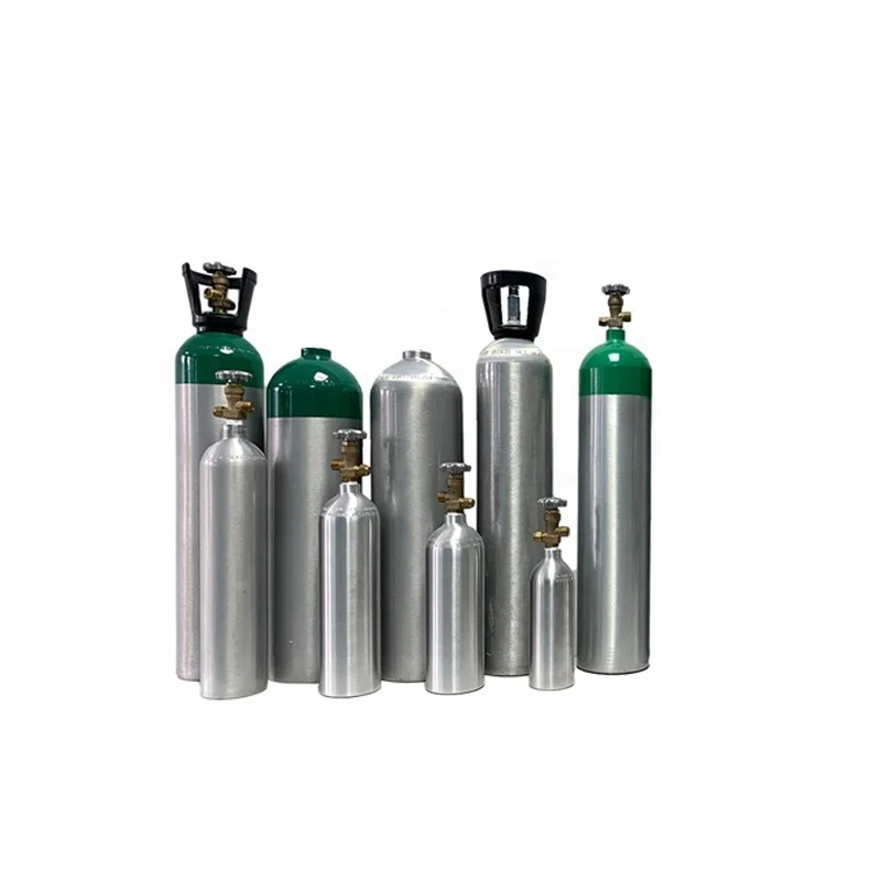  High Pressure Oxygen Medical Cylinder Aluminum CO2 Compressed Gas