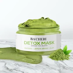 Kongrong Private Label Skin Care Organic Matcha Lemon Grass Green Tea Blend Detox Mask Clay Mud Mask Clay Mask