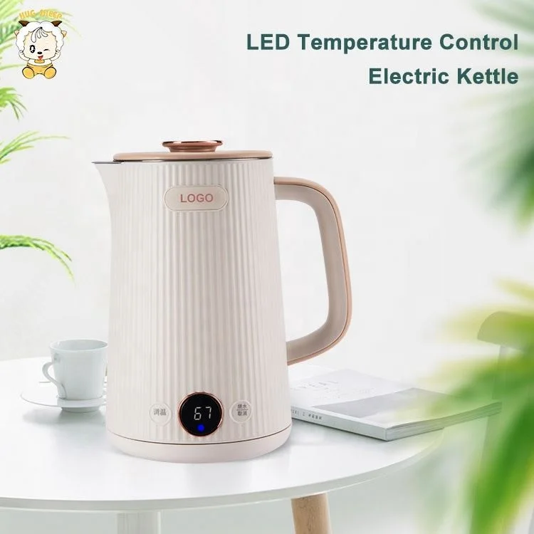 Новый продукт светодиодный Электрический чайник с контролем температуры большой емкости