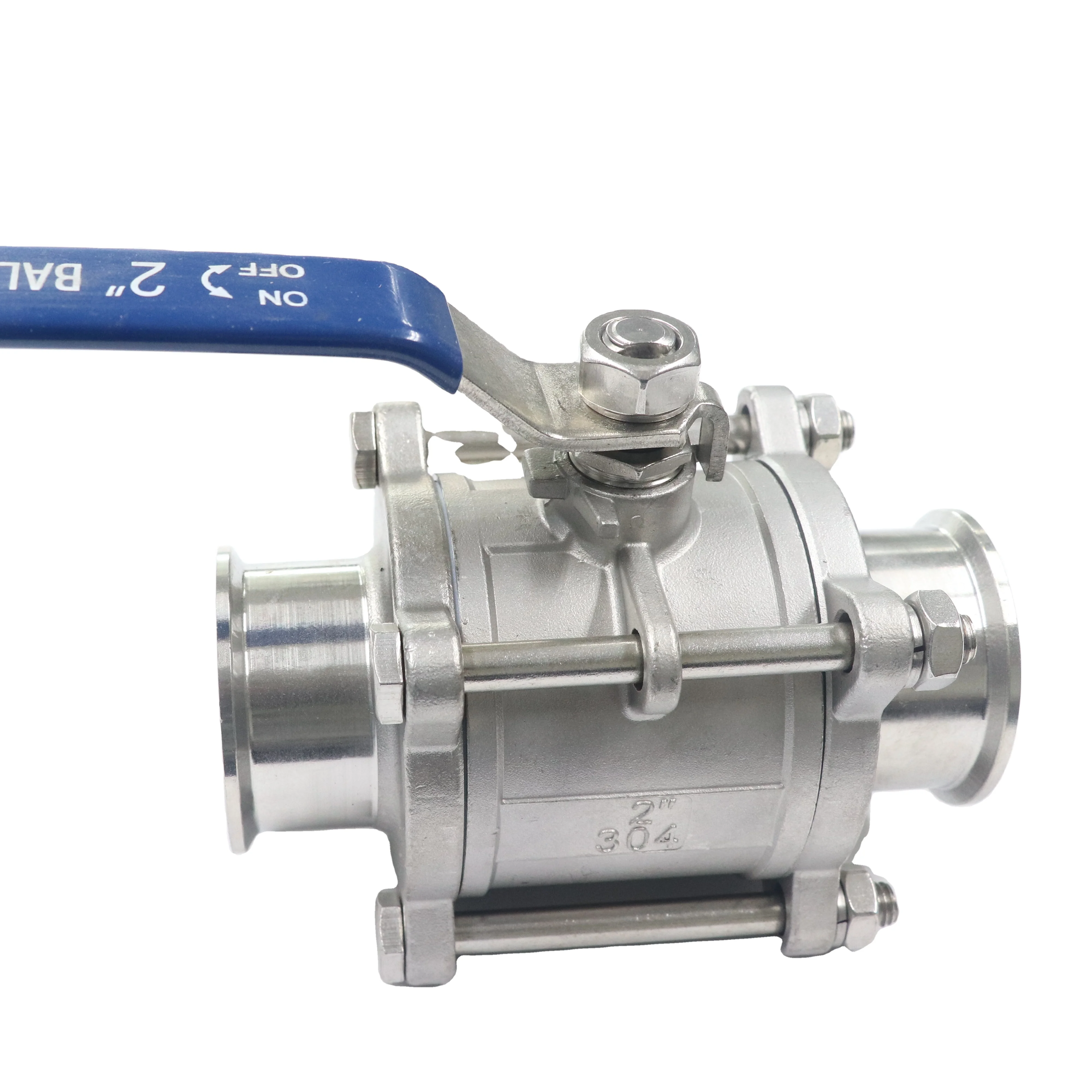 Professional Manufacture Cheap Fashion Small high platform 3pc Quick Install 304/316ss Ball Valve 2-inch
