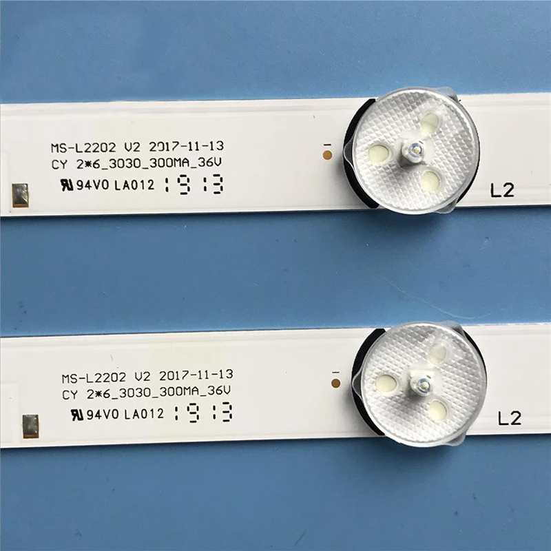 RS-207 Universal 32inch 6led 6v tv led bar M32H MS-L1343 JL.D32061330-081AS-M led tv backlight
