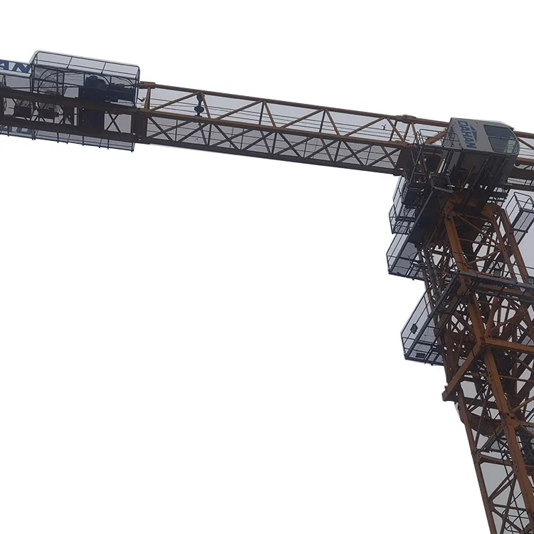 6 Ton New Lifting Machinery Flat-Top Tower Crane With 60m Lifting Hight