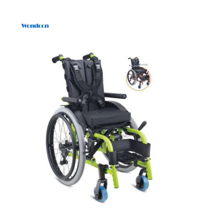 Wondcon China Steel Children Manual Wheelchair Wholesale
