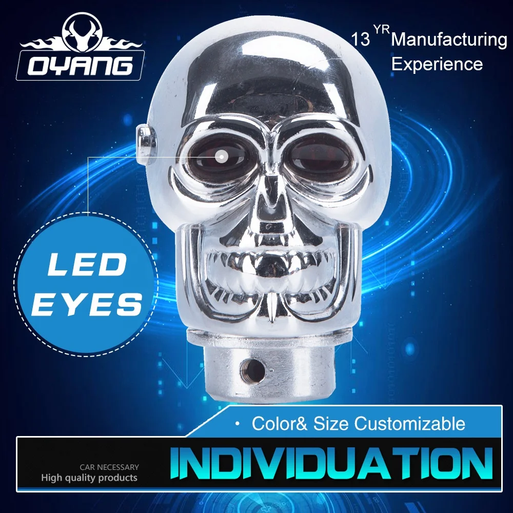 Высококачественная необычная автоматическая ручка переключения передач Oy1230 в форме черепа