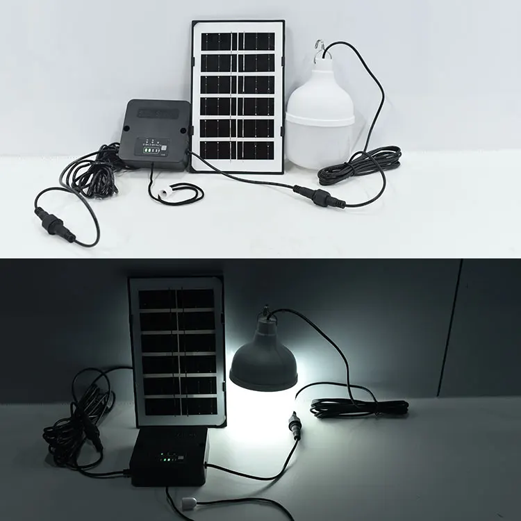 White Warm 3w 6w 15w All in One Control Lamp Led Solar Rechargeable Remote Control Security Light