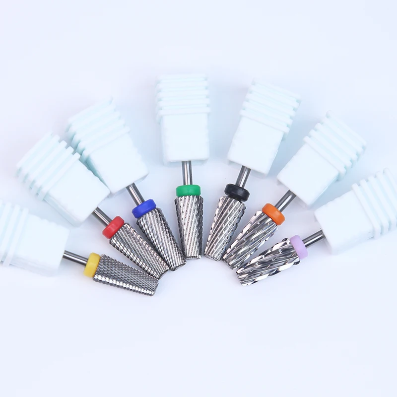 Custom Logo Professional E-File Carbide Nail Fine Drill Bit Set Drill burs Best Drill Bit To Remove Dip Powder For Nails