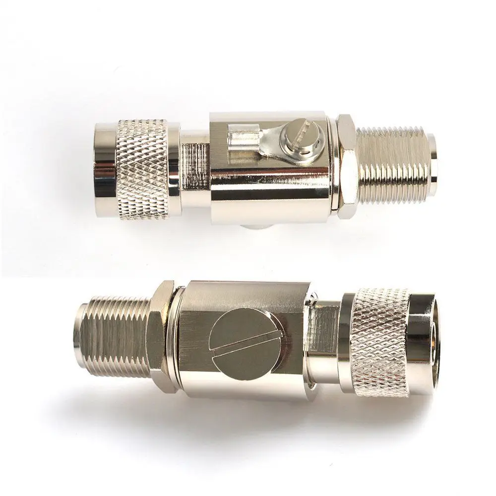 N Male to N Female RF Arrester Lightning Rod 90V 230V 360V Discharge Pipe