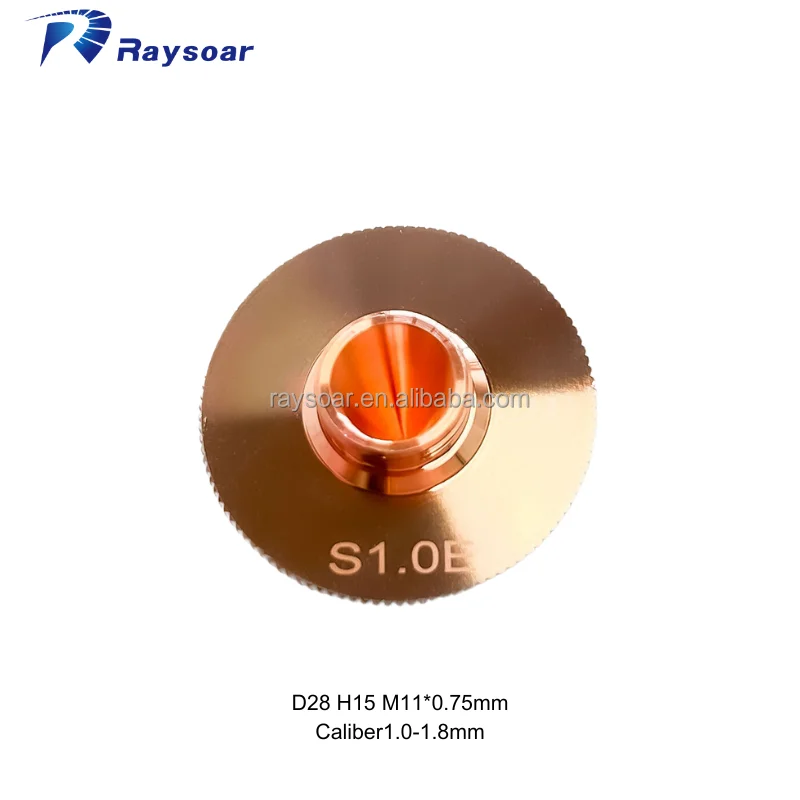 Однослойная насадка для лазерной резки Raysoar D28 H15 m11 мм
