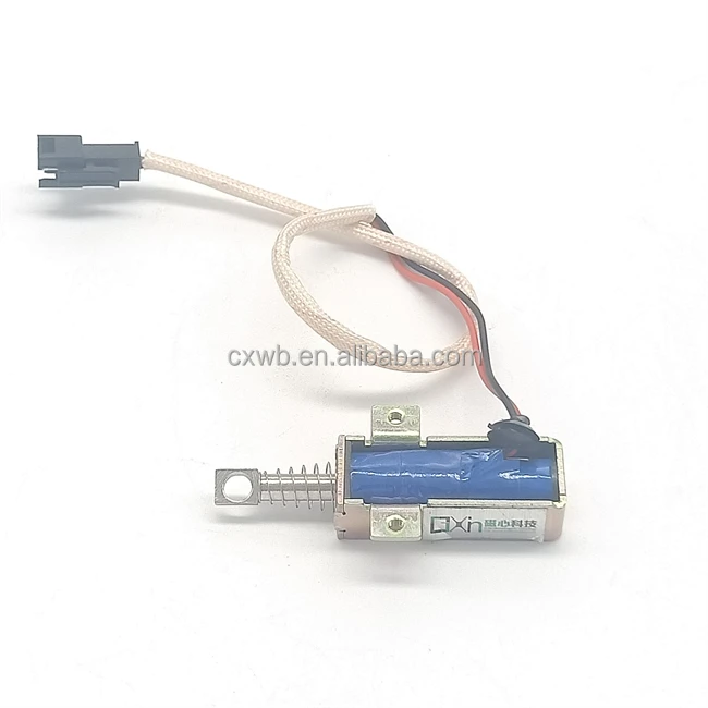 Factory price U0436L pull type open frame solenoid  DC 3v 6V electric solenoid travel  6mm  mini solenoid