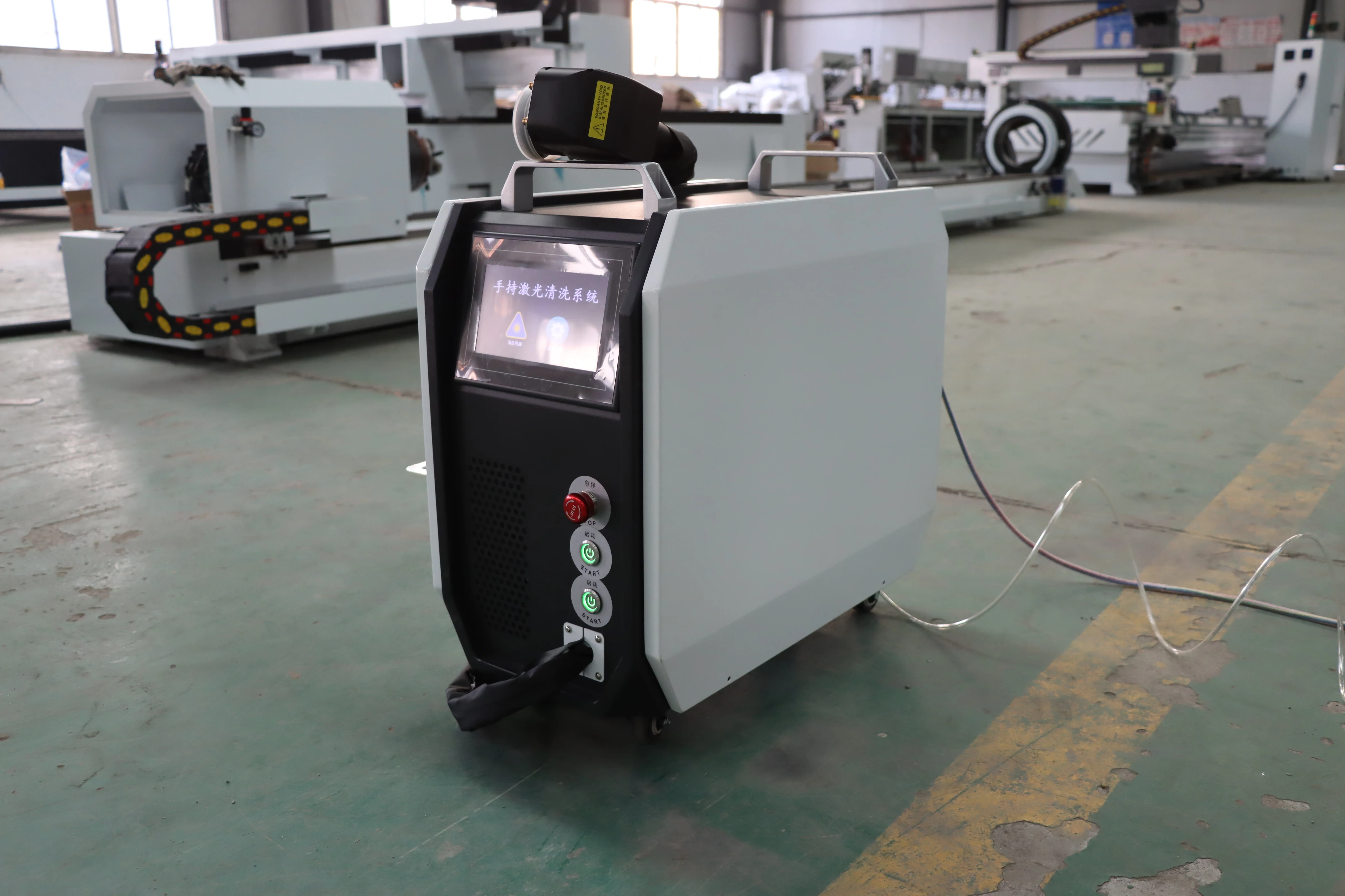Explosive New Products 100W 300W Industry Portable Handheld Pulse Laser Rust Grafiti Street Cleaning Machine For Sale Supplier