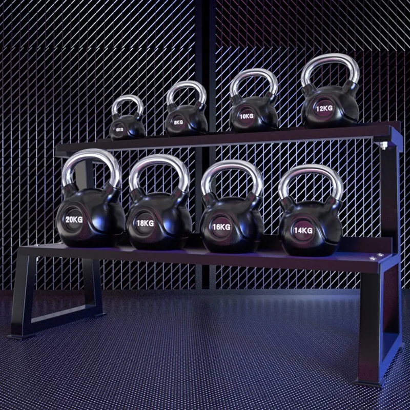 Manufacturer Fitness Competition Cast Iron Cement Kettlebell with Nonslip Handle