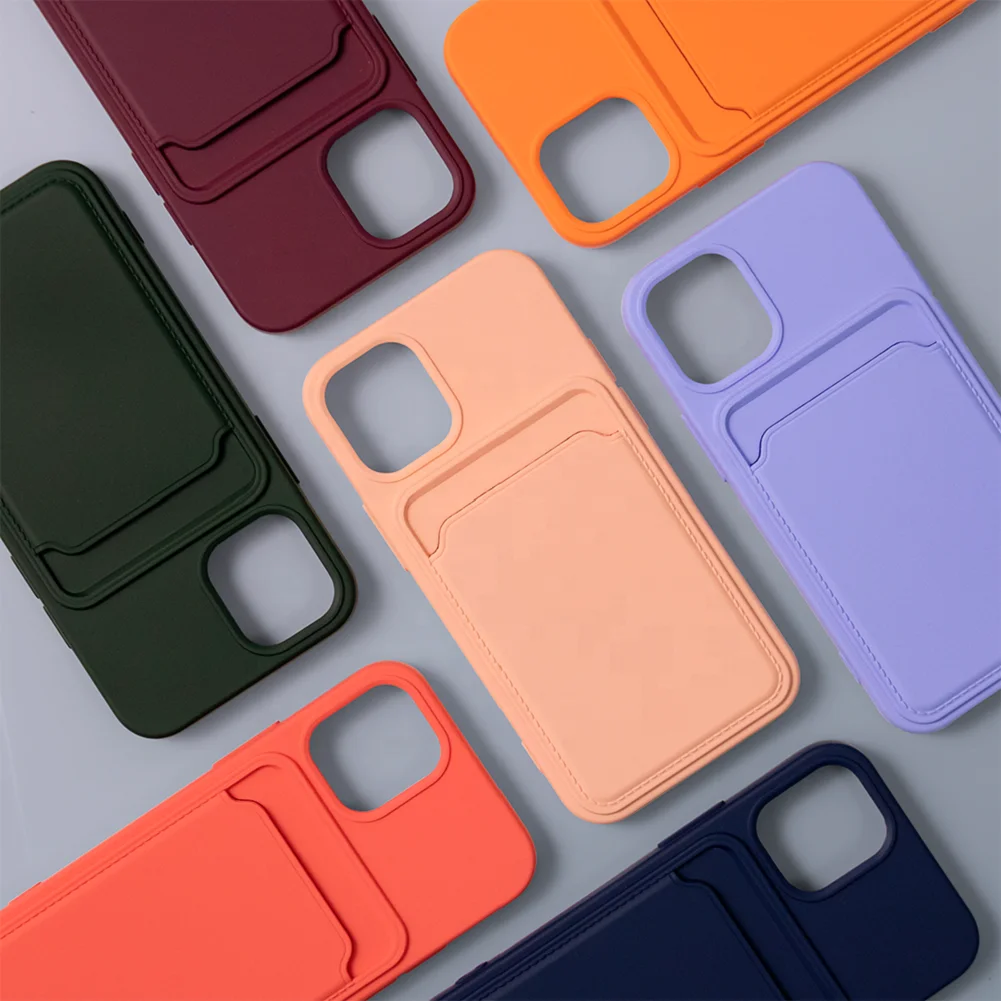 wholesale TPU cute blank mobile cell phone cases with card pocket for huawei iPhone XR 12 13 pro MAX Samsung back cover case