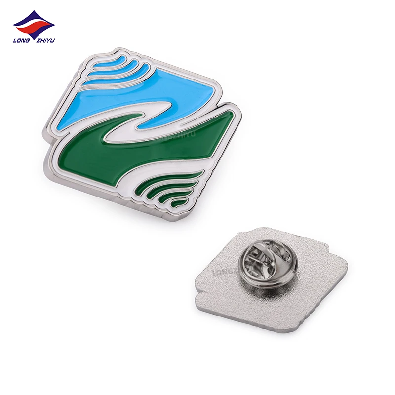 Longzhiyu 17 years die struck pins manufacturer customize personalized blazer metal brooch shirt lapel pins