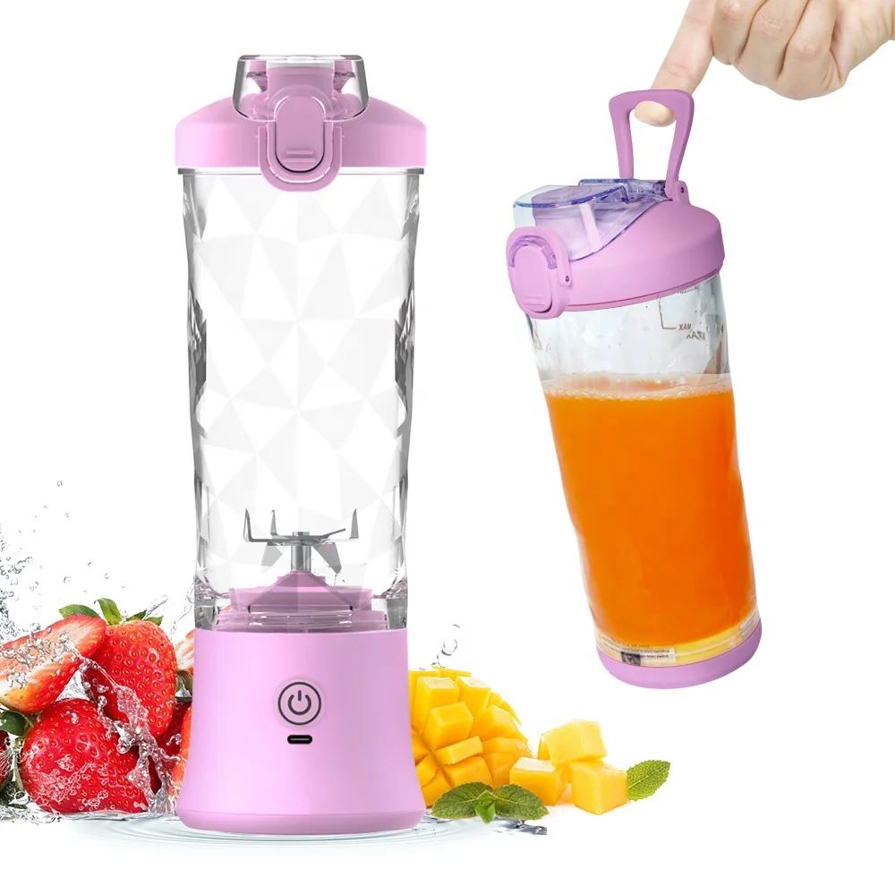 6 Blades Single Cup Mini Portable Juicers Mixer Fruit Smoothie Blender for Machine Food Processor Maker Extractor