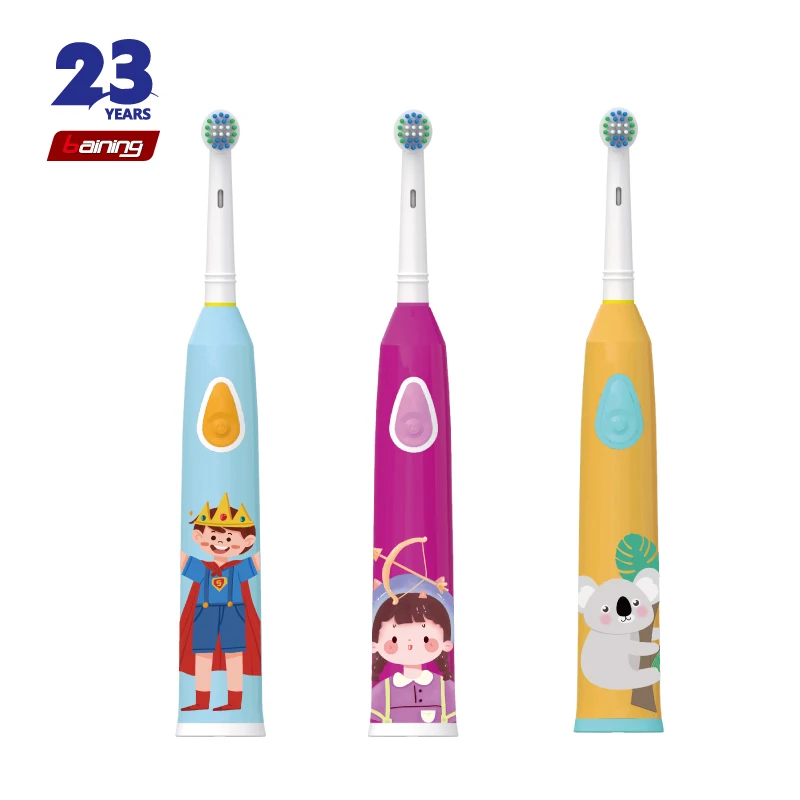 Wholesale Rotary Round Head Electric Toothbrush 360 Degree Toothbrush 3 Modes Rechargeable Electric Toothbrush