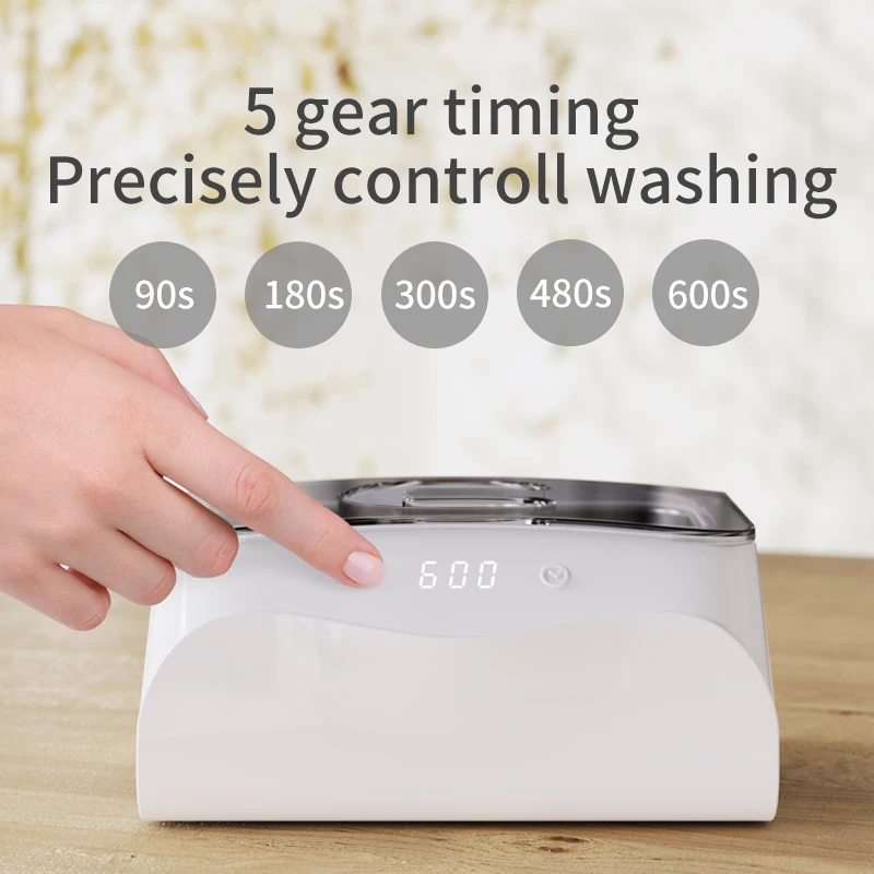 Customized Jewelry Ultrasonic Cleaner 46000Hz 700ml Ultrasonic Cleaning Machine Cleaner