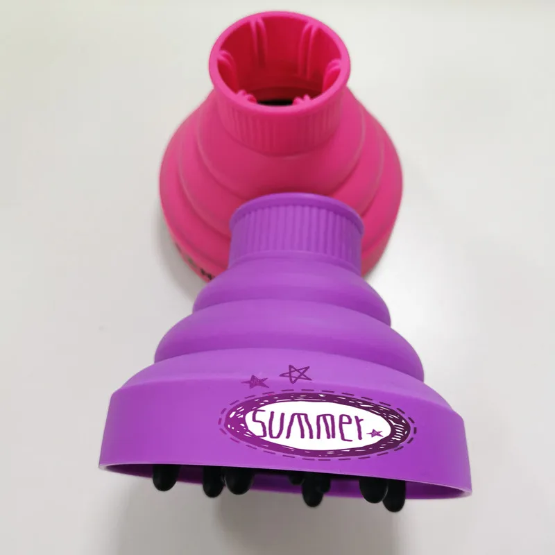 Promotion collapsible diffuser silicone hair diffuser for hair dryer
