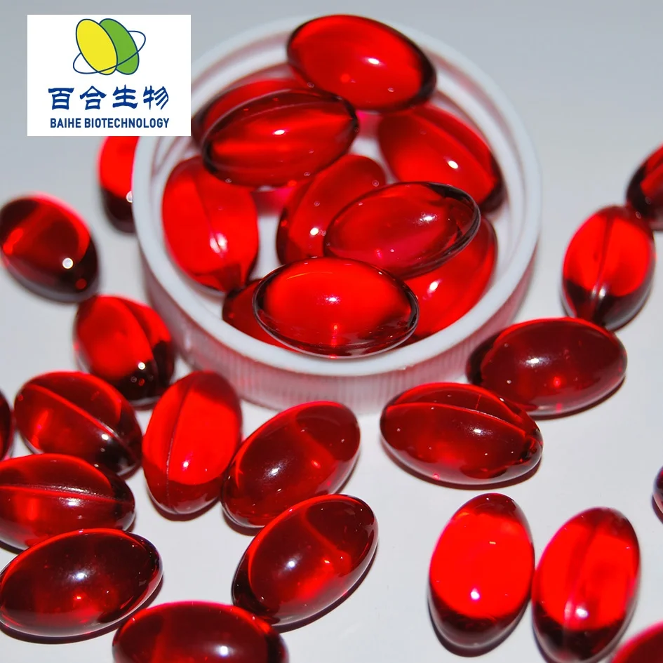 
GMP certified Natural tomato lycopene Softgel capsule 